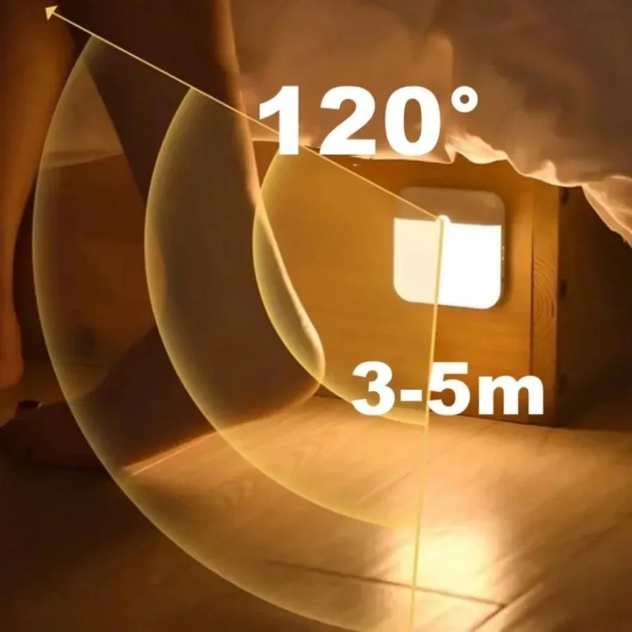 Ldr Light Sensor - PIR Hareket Sensörü USB Gece Lambası
