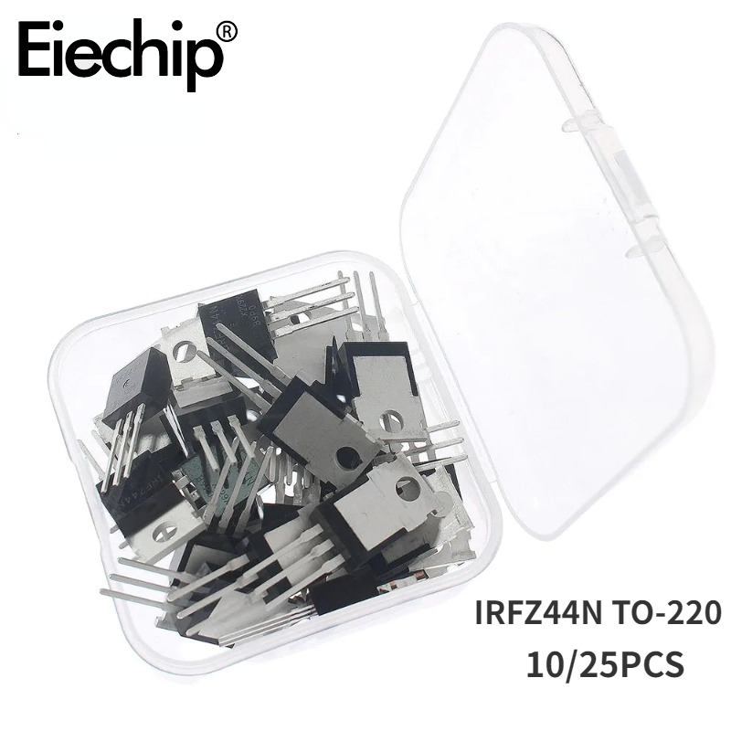 Mosfet Transistor Set - 10/25 adet IRFZ44N Mosfet Orijinal TO-220