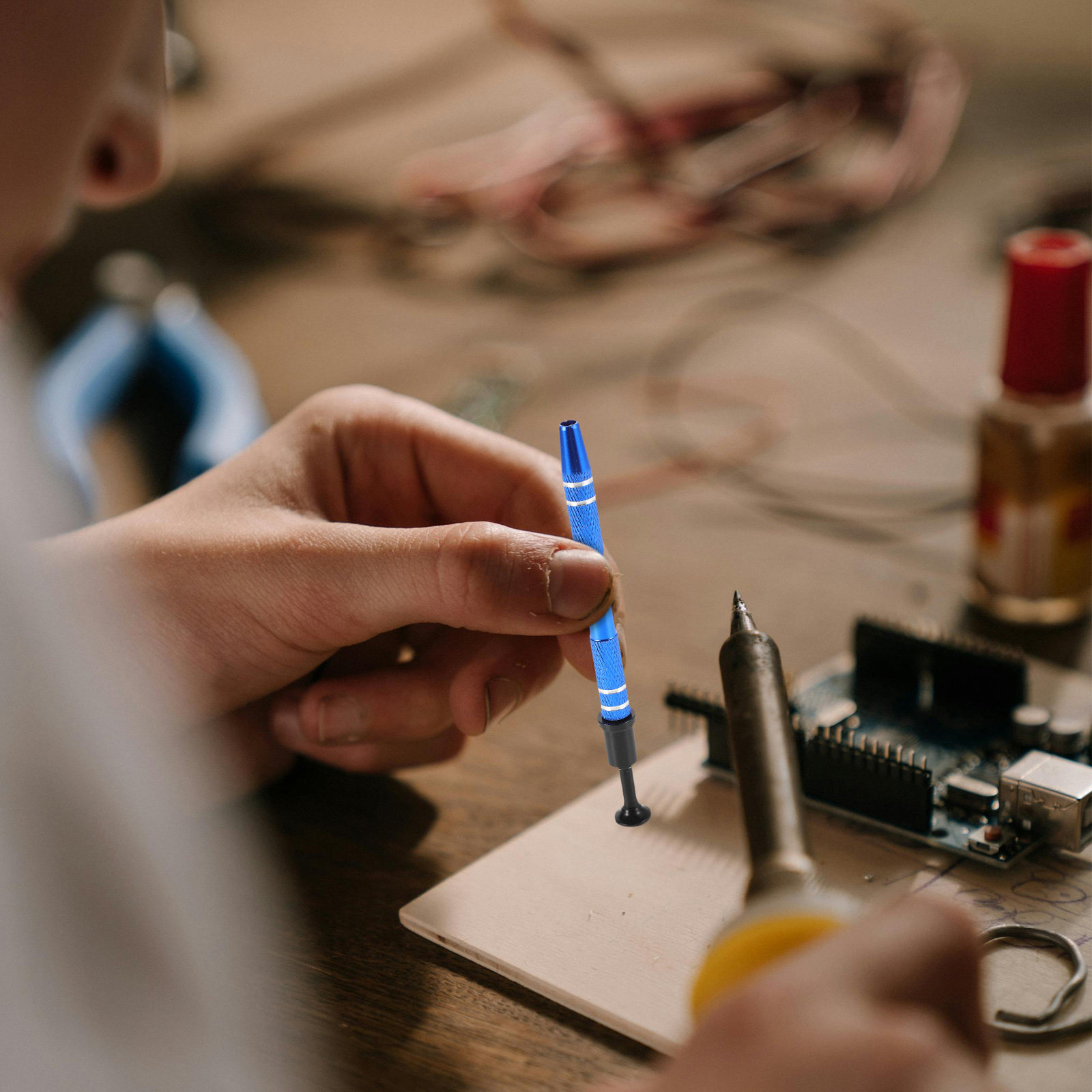 Ic Chip Puller - 1 takım elektronik bileşen tutucu Ic