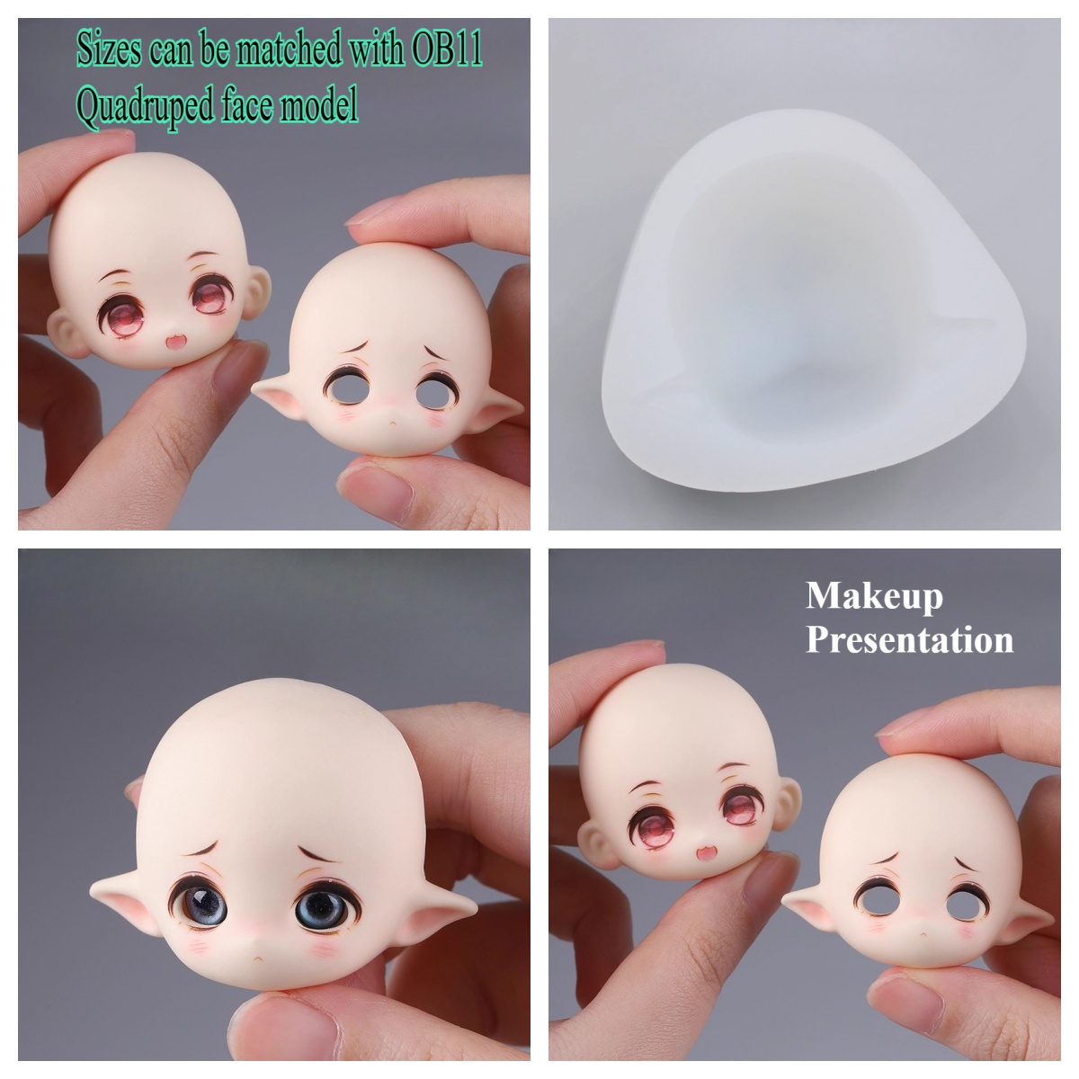 Diy Q - Q Stili Elf Kulakları Yüz Silikon