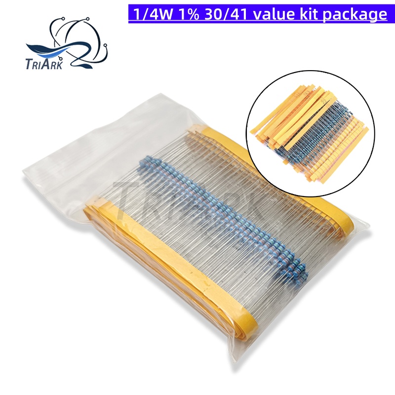 Resistor Kit 1 4W - 300/600/set 30 Çeşit 1/4W 1% Direnç