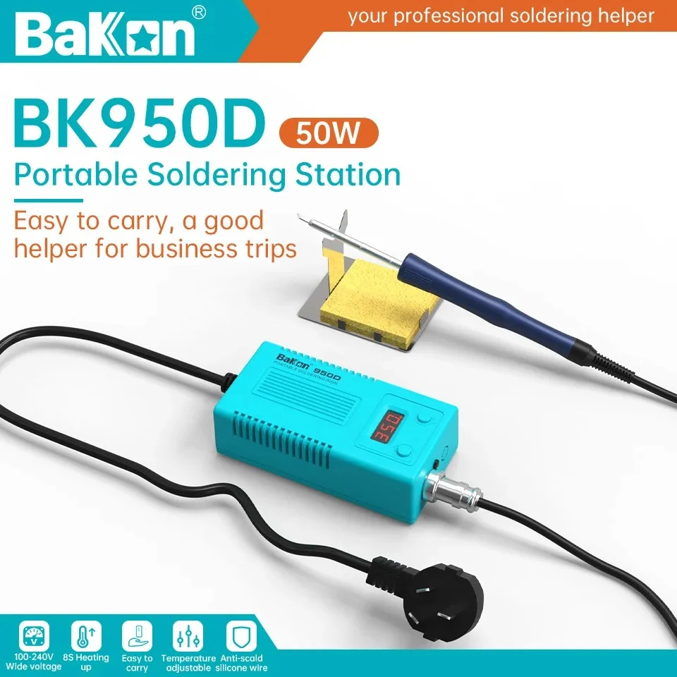 Diy Electronics Tool Kit - Bakon BK950D Lehimleme İstasyonu Estación T12