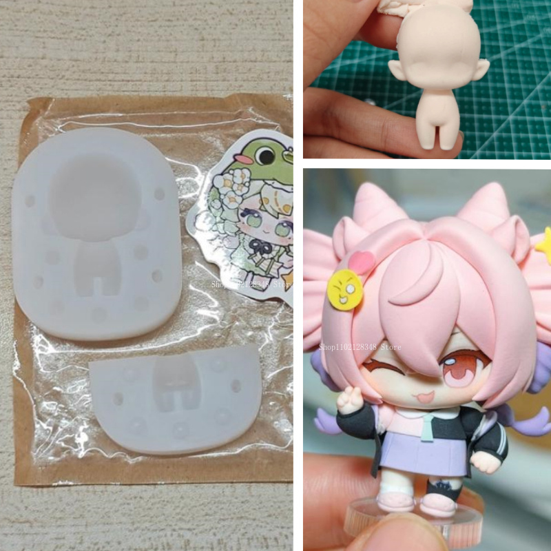 Diy Q - Q Versiyonu Vücut Modeli Silikon Kalıp