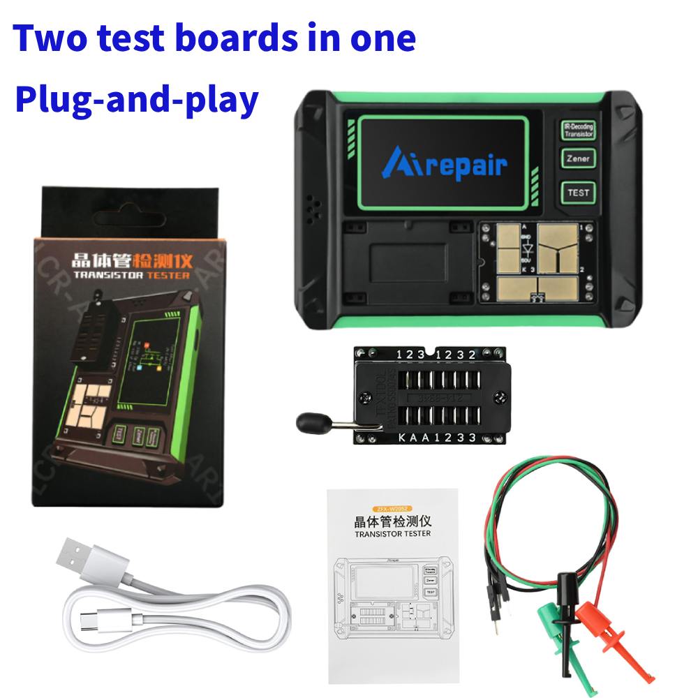 Diy Home Electronics Lab - LCR-AR1 Çok Fonksiyonlu Transistör Test Cihazı