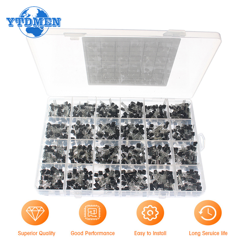 Mosfet Transistor Set - 50-900 adet transistörler kiti NPN PNP