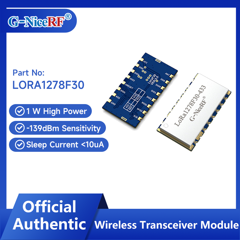 Rf 433Mhz Module - G-NiceRF | 2 adet LoRa1278F30 1W