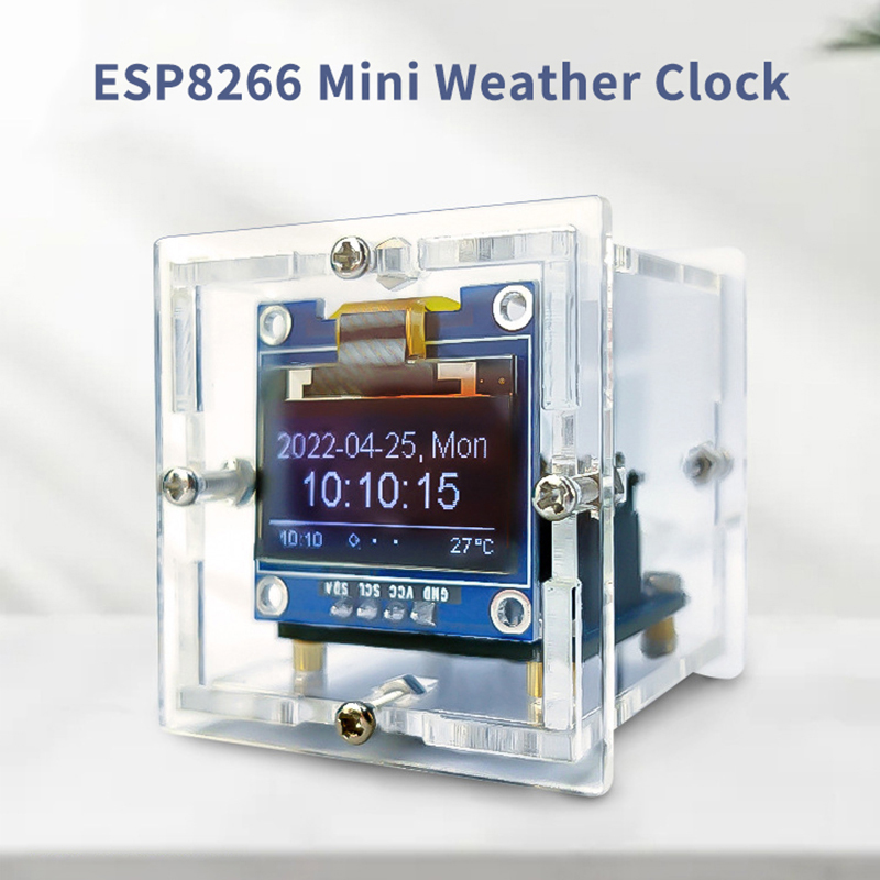 Diy Soldering Station No Electronics - ESP8266 MINI Hava Durumu Saati WIFI