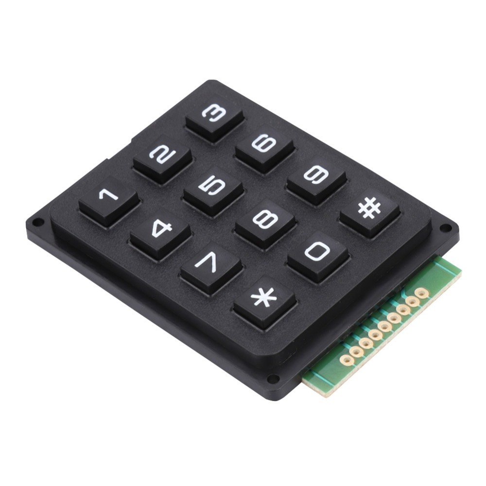 Diy Electronics Uk - Pratik 12 Tuşlu Klavye Modülleri 3x4