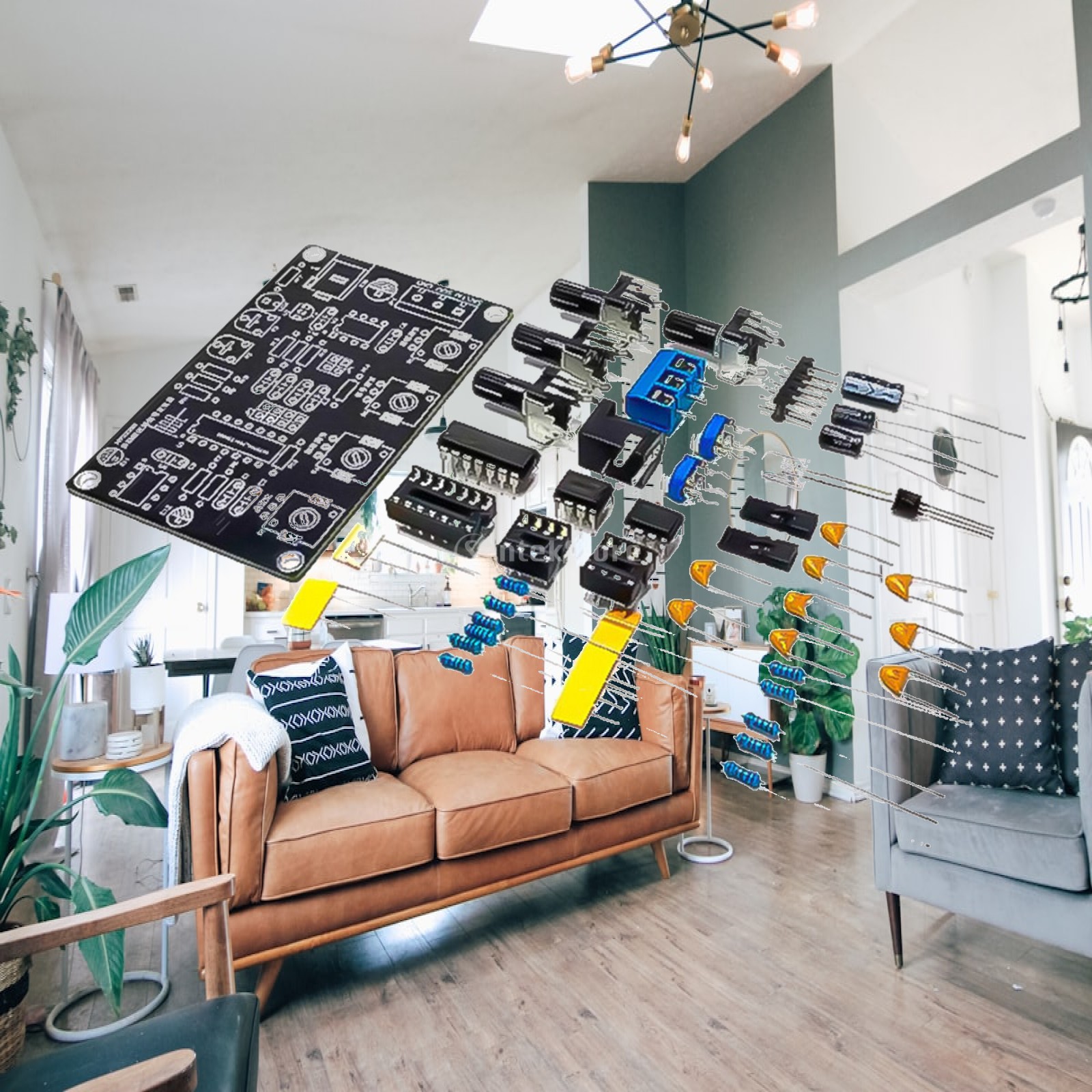 Diy Home Electronics Lab - DIY Elektronik Kit Sinyal Jeneratörü Ev