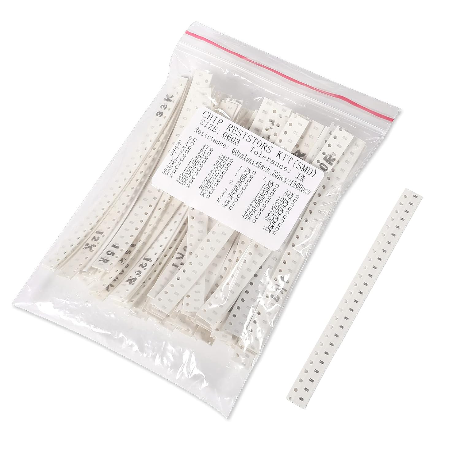 Resistor Kit 1 4W - 1500 ADET 0603 SMD Direnç Kiti,