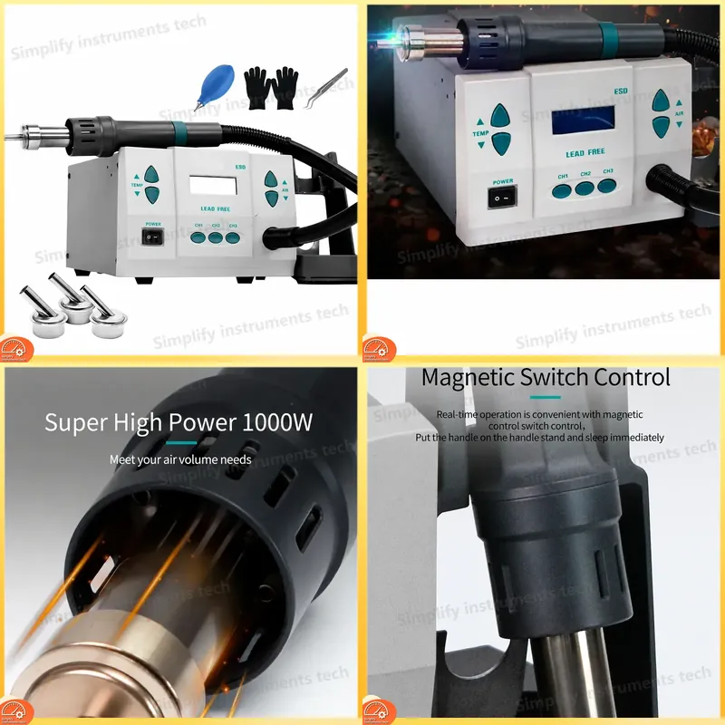Diy Soldering Station No Electronics - Sıcak Hava Tabancası BGA Rework İstasyonu
