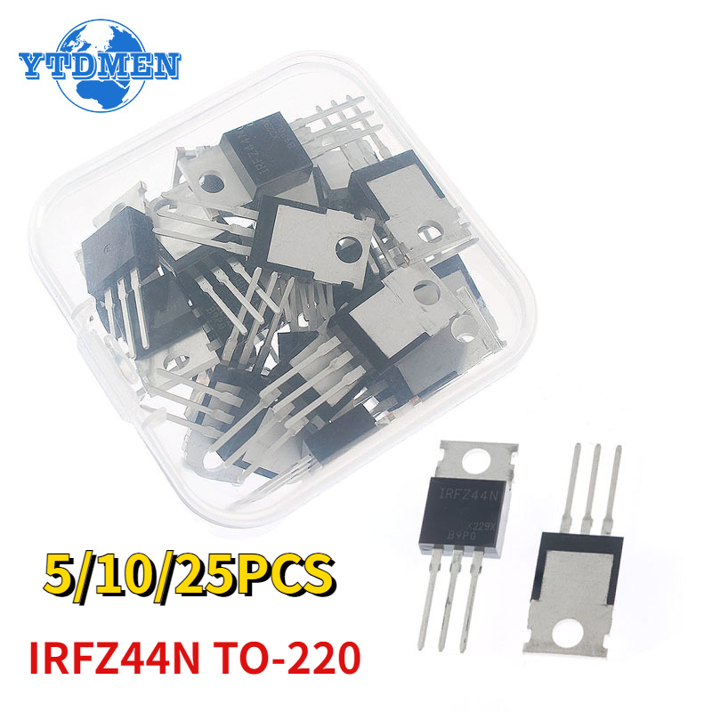 Mosfet Transistor Set - 5-25 adet IRFZ44N TO220 IRFZ44NPBF TO-220