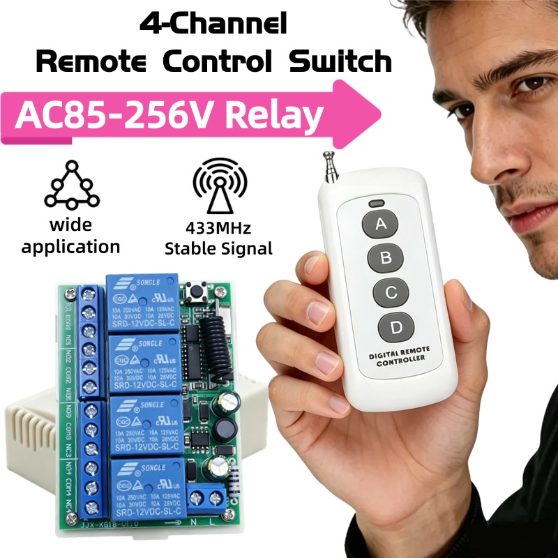 Rf 433Mhz Module - 433 MHz AC 110V 220V 4