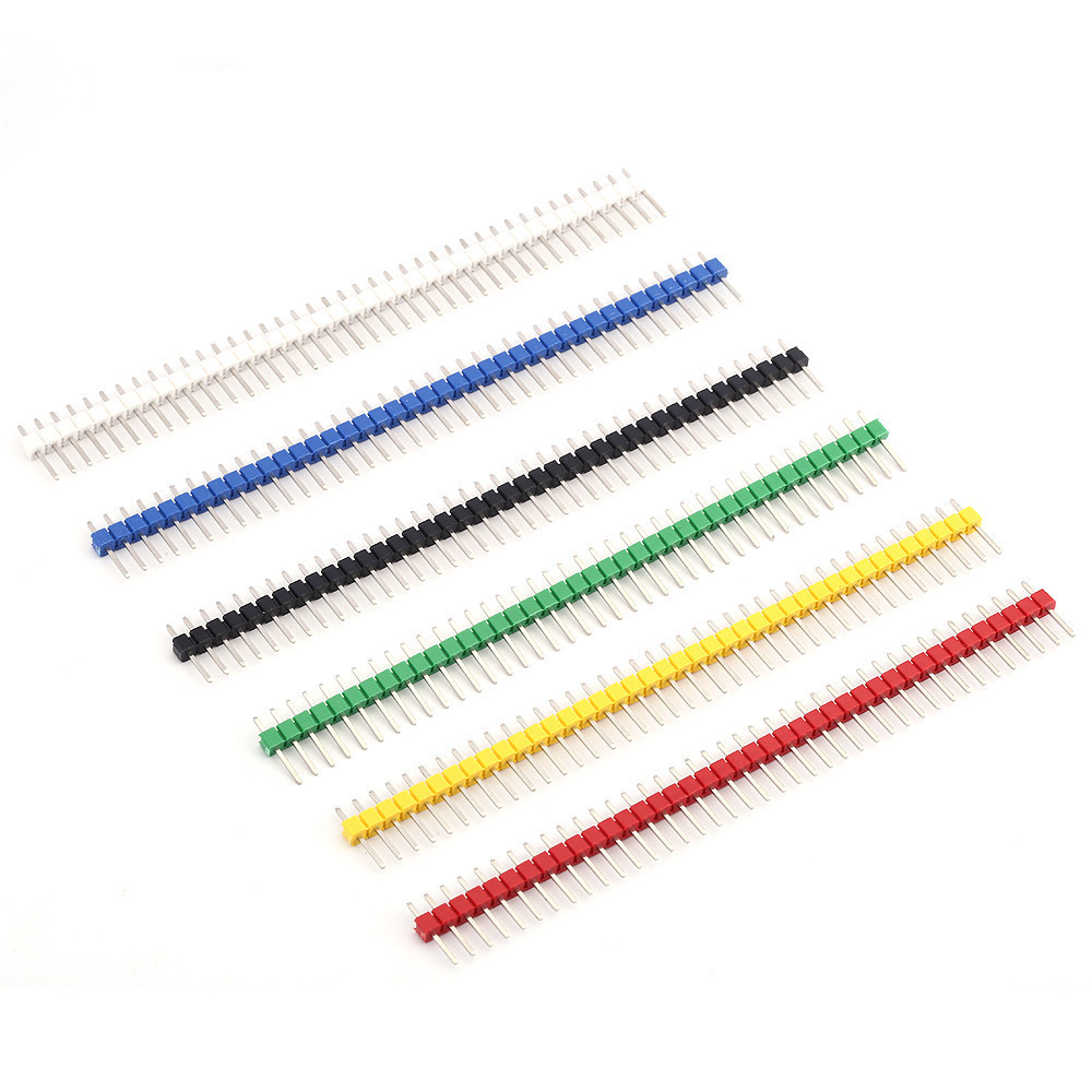 Male Female Header Pin - 10 adet 2.54mm 1X40Pin tek sıra