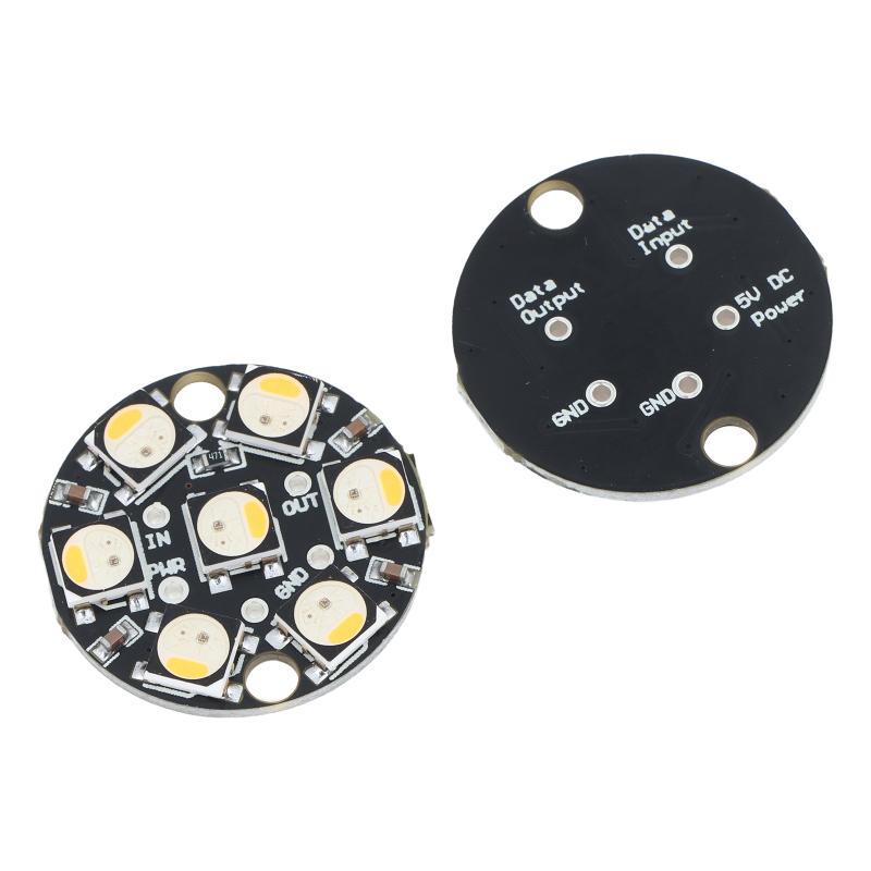 Useful Diy Electronics Projects - WS2812 7Bit Yuvarlak LED Devre Kartı