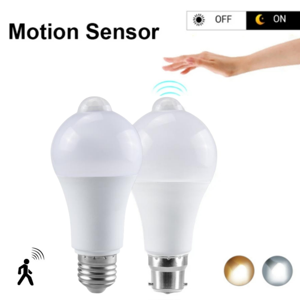 Ldr Light Sensor - PIR Hareket Sensörü LED Ampul 12W