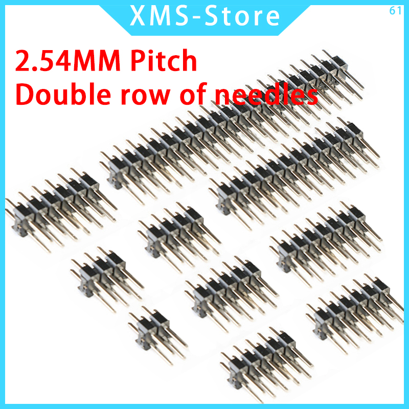 Male Female Header Pin - 2.54mm çift sıralı erkek PCB kartı