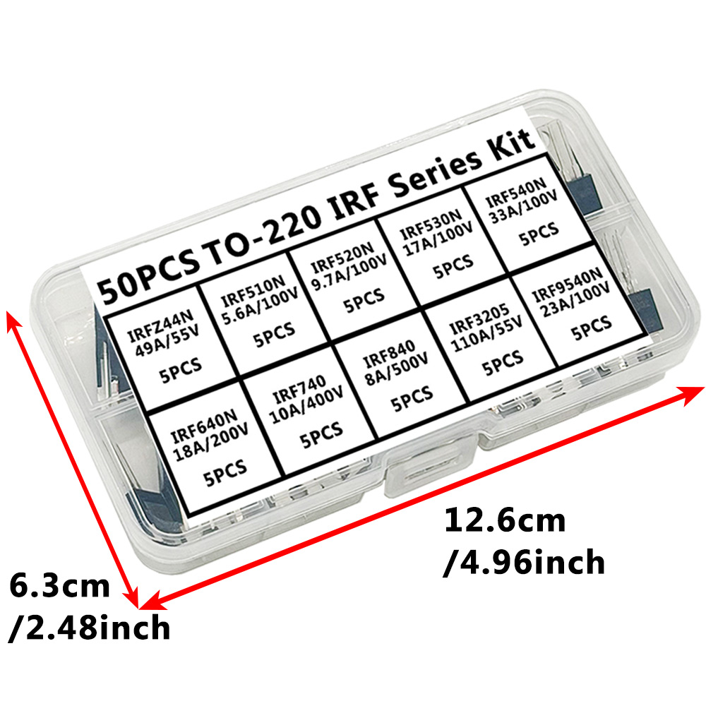 50 adet TO-220 IRF Serisi Kit  - Mosfet Transistor Set incelemesi ve fiyatı