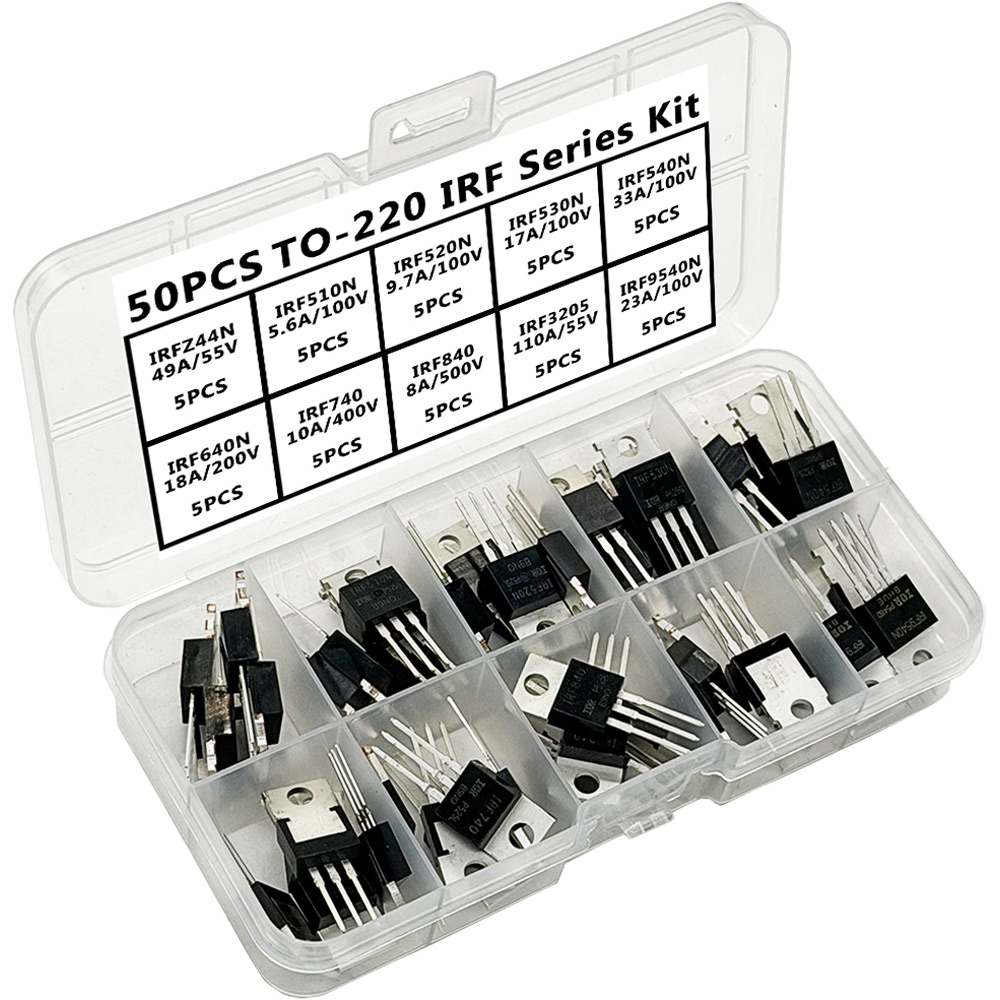 50 adet TO-220 IRF Serisi Kit  - Mosfet Transistor Set incelemesi ve fiyatı