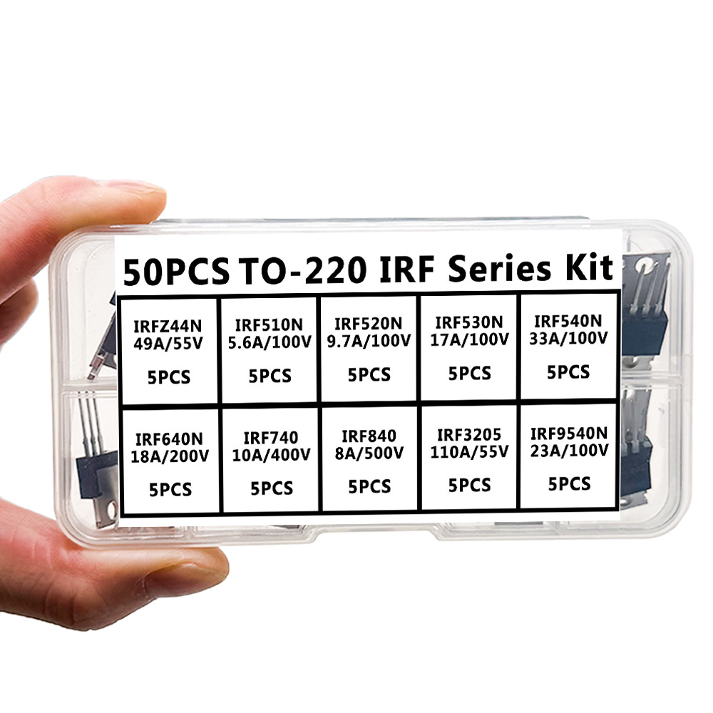 50 adet TO-220 IRF Serisi Kit  - Mosfet Transistor Set incelemesi ve fiyatı
