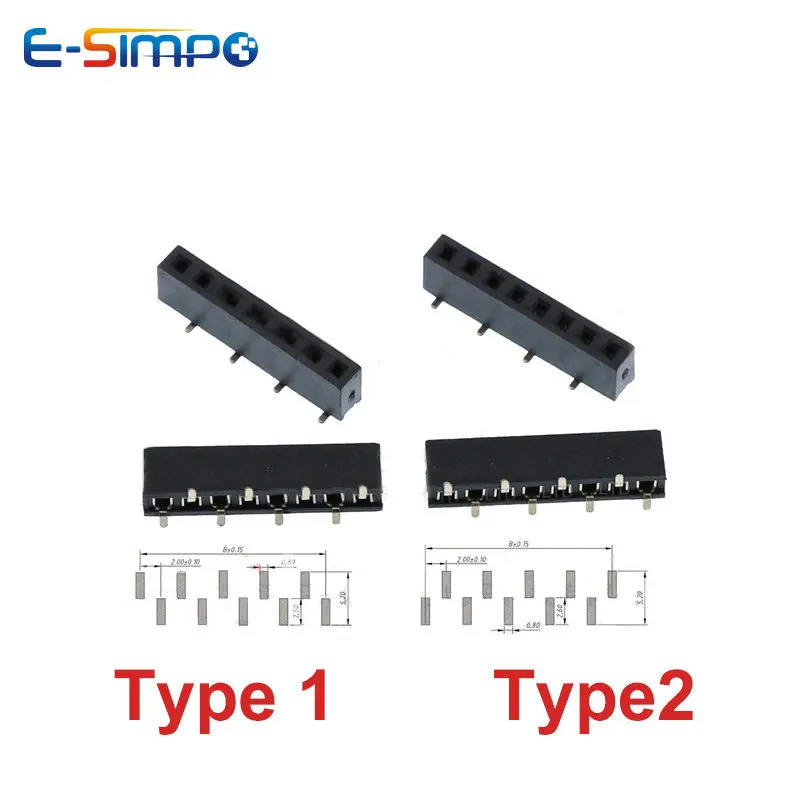 10 adet 2.0mm Pitch SMD 1*3P4P - Male Female Header Pin incelemesi ve fiyatı