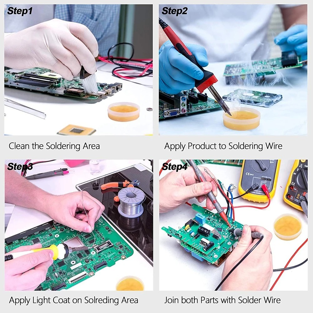 Yeni Lehim Pastası Kurşunsuz E - Diy Electronics Flux incelemesi ve fiyatı