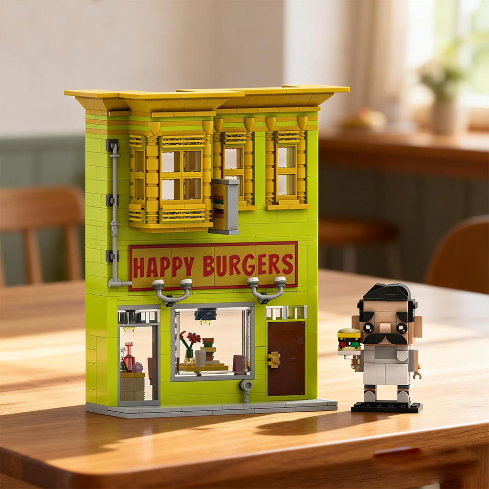 Gobricks MOC Bobs Burger Yapı  - Diy Electronics Shop incelemesi ve fiyatı