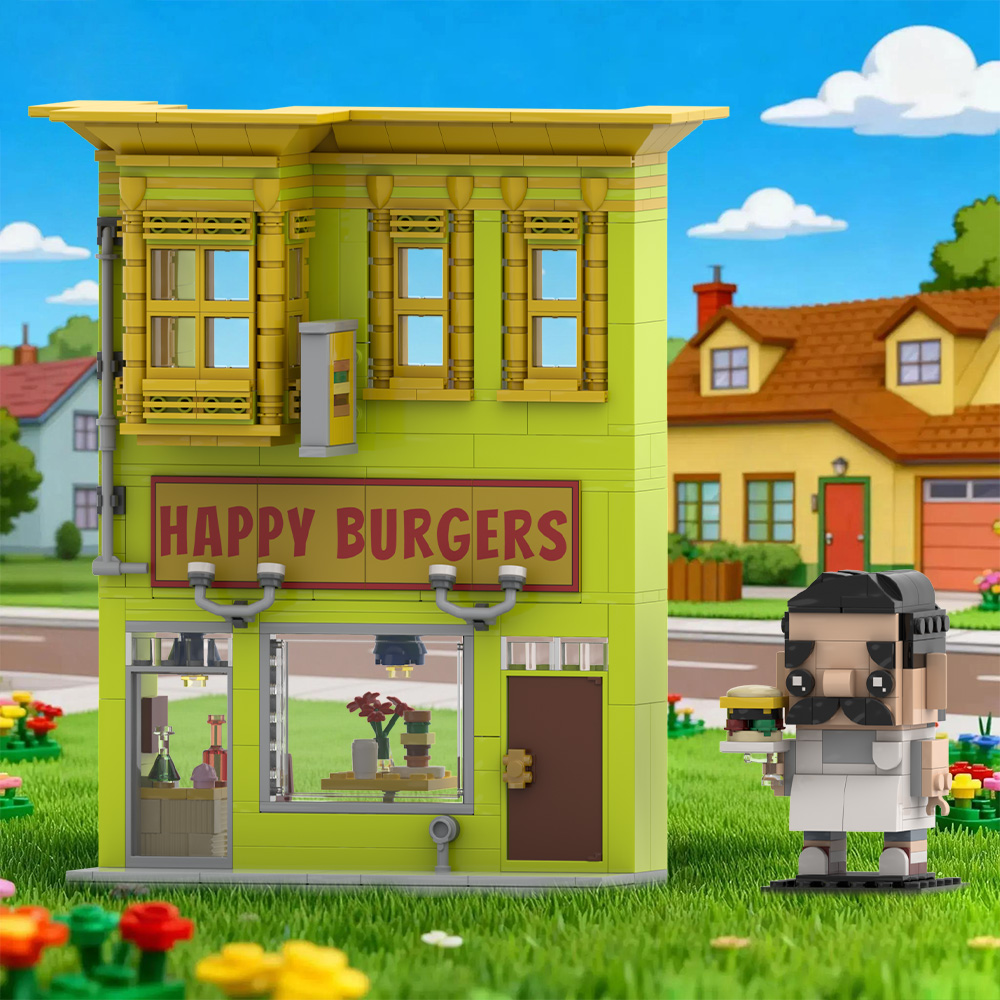 Gobricks MOC Bobs Burger Yapı  - Diy Electronics Shop incelemesi ve fiyatı
