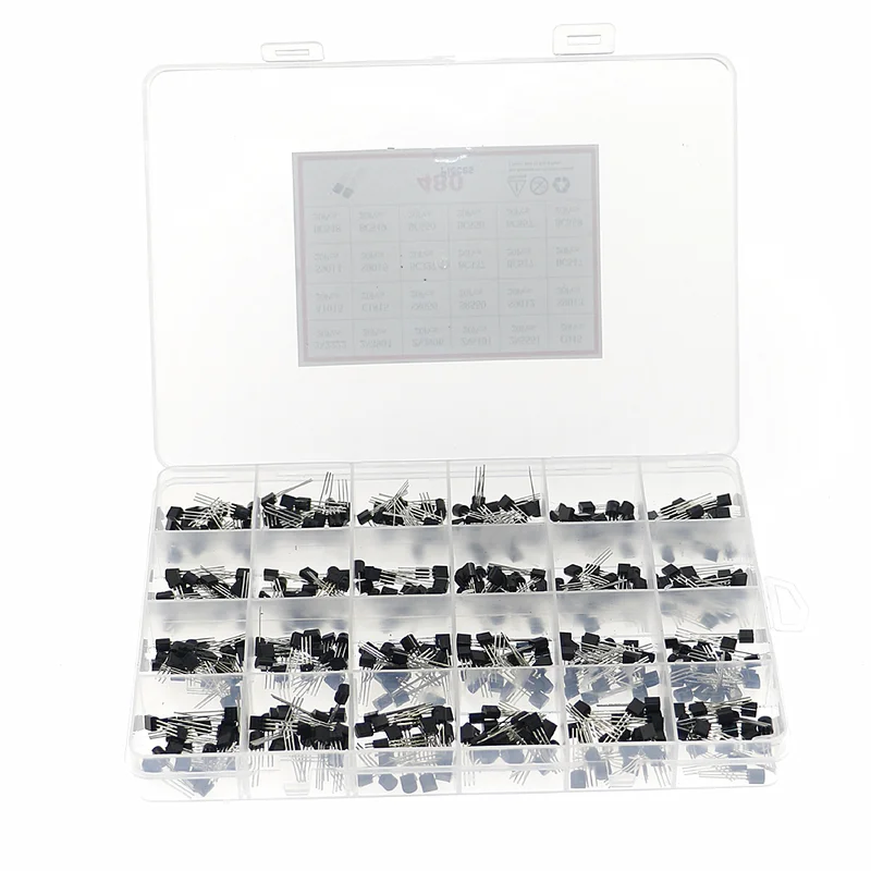 480 Adet 24 Tip NPN PNP Transi - Mosfet Transistor Set incelemesi ve fiyatı