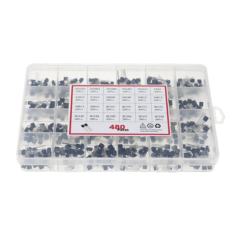 480 Adet 24 Tip NPN PNP Transi - Mosfet Transistor Set incelemesi ve fiyatı