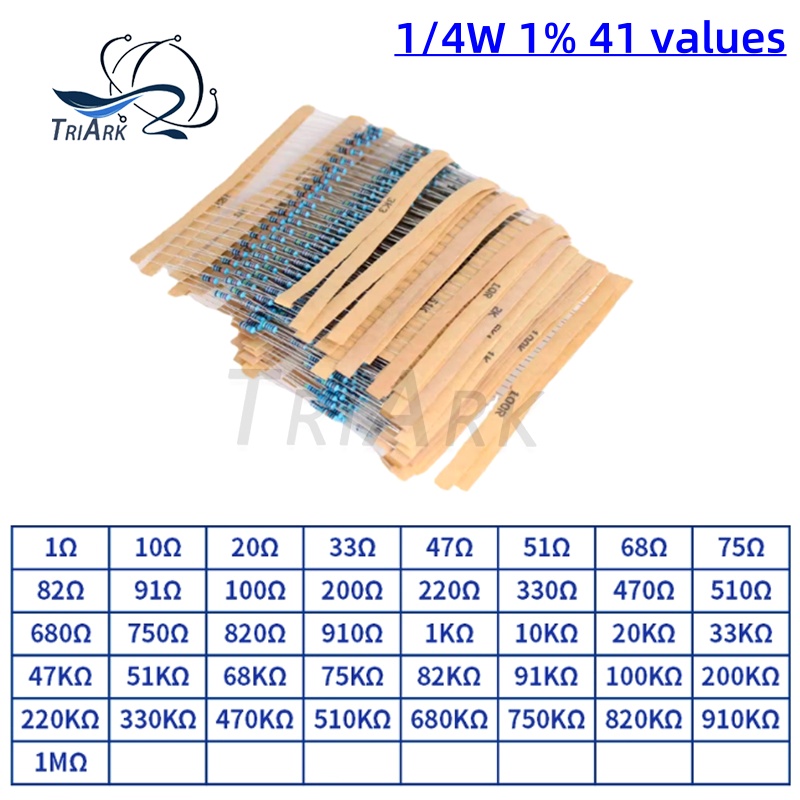 300/600/set 30 Çeşit 1/4W 1% D - Resistor Kit 1 4W incelemesi ve fiyatı