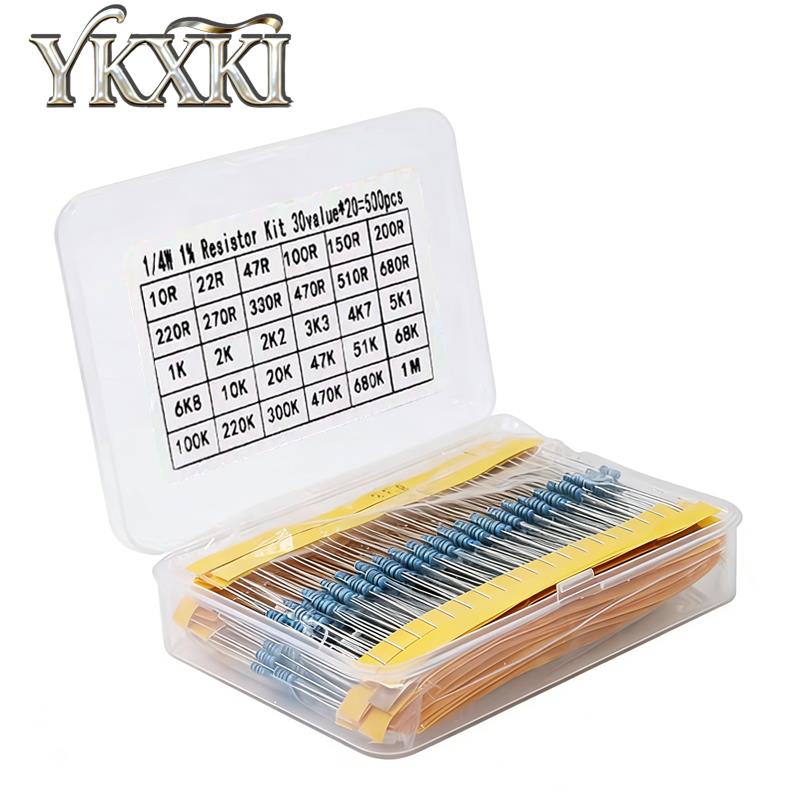 300 adet 600 adet 820 adet 1/4 - Resistor Kit 1 4W incelemesi ve fiyatı