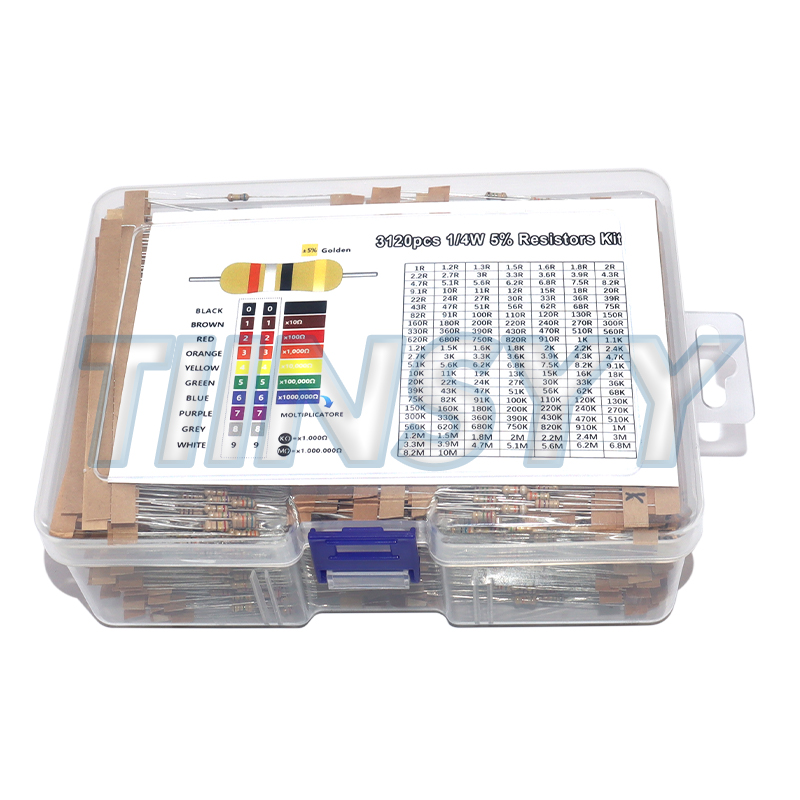 3120 adet 156 Değer 1 -10M Ohm - Resistor Kit 1 4W incelemesi ve fiyatı