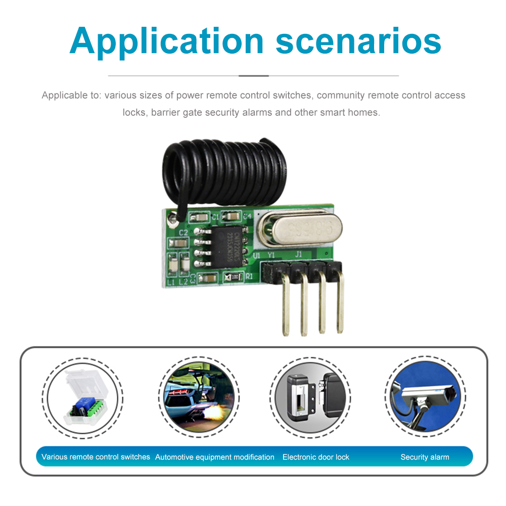 315MHz/433MHz RF Kablosuz Modü - Rf 433Mhz Module incelemesi ve fiyatı