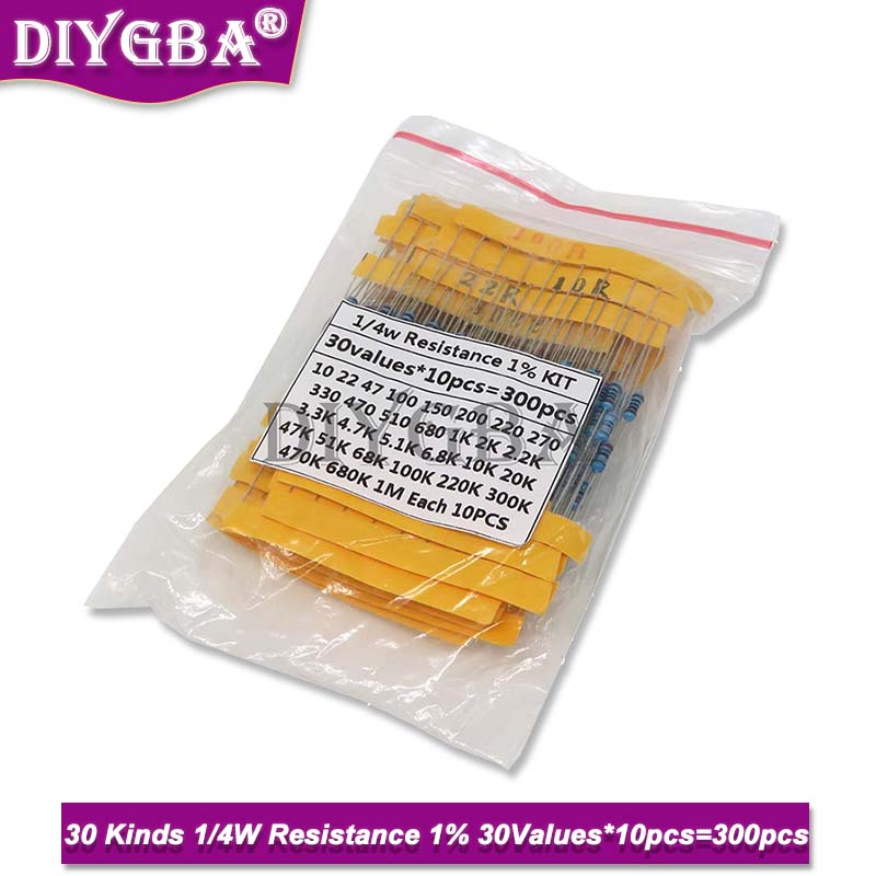 600 adet/takım 30 çeşit 1/4W d - Resistor Kit 1 4W incelemesi ve fiyatı