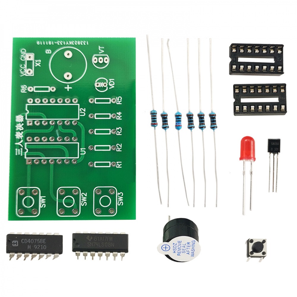Üç Kişilik Oy Verici Yapım Kit - Diy Home Electronics Lab incelemesi ve fiyatı