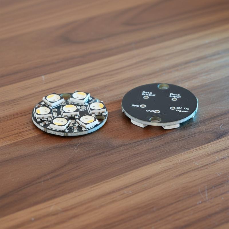 WS2812 7Bit Dairesel LED Devre - Useful Diy Electronics Projects incelemesi ve fiyatı