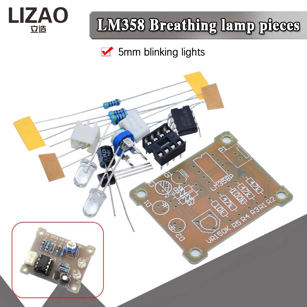 LIZAO LM358 LED Solunum Işığı  - Useful Diy Electronics Projects incelemesi ve fiyatı