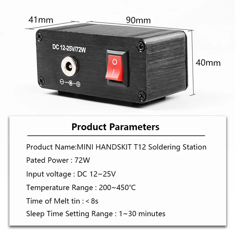 Dijital T12 Lehimleme İstasyon - Diy Soldering Station No Electronics incelemesi ve fiyatı