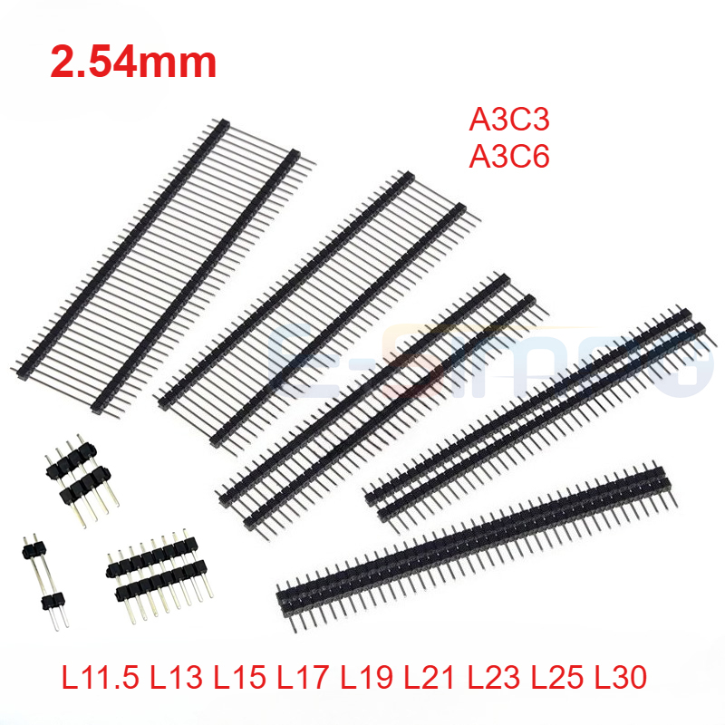50 adet 2.54mm Altın Tek Sıra  - Male Female Header Pin incelemesi ve fiyatı