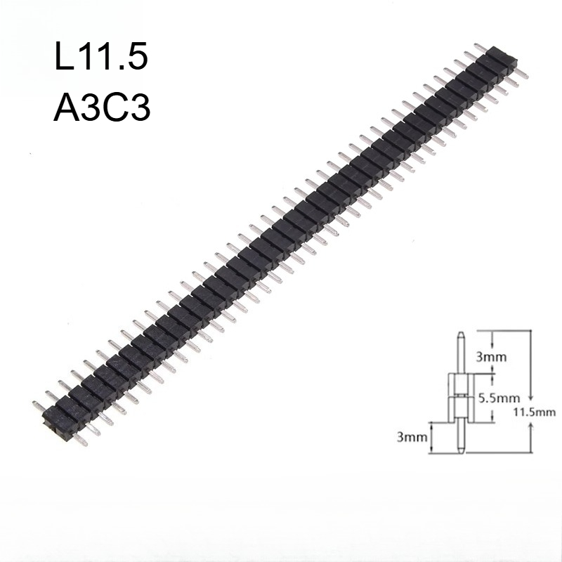 50 adet 2.54mm Altın Tek Sıra  - Male Female Header Pin incelemesi ve fiyatı