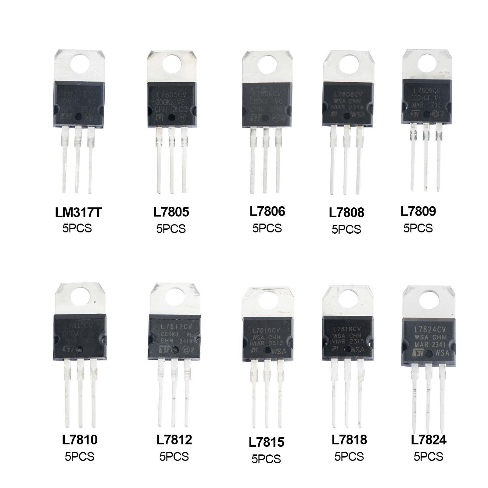 50 adet voltaj regülatörü kiti - Mosfet Transistor Set incelemesi ve fiyatı