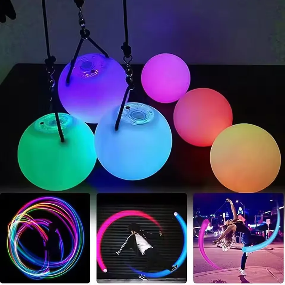 LED Poi Prop 2 Paket Renkli Iş - Diy Halloween Electronics incelemesi ve fiyatı