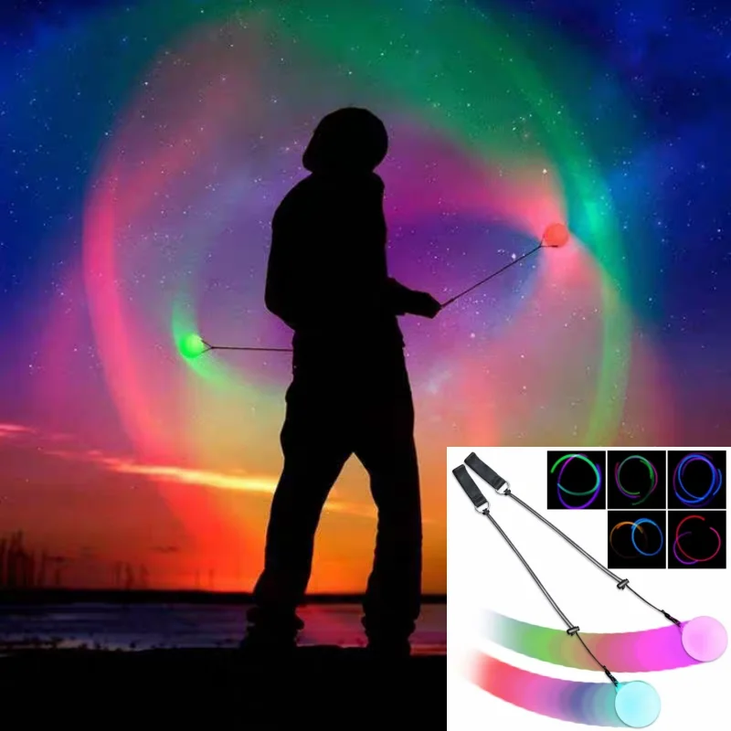 LED Poi Prop 2 Paket Renkli Iş - Diy Halloween Electronics incelemesi ve fiyatı