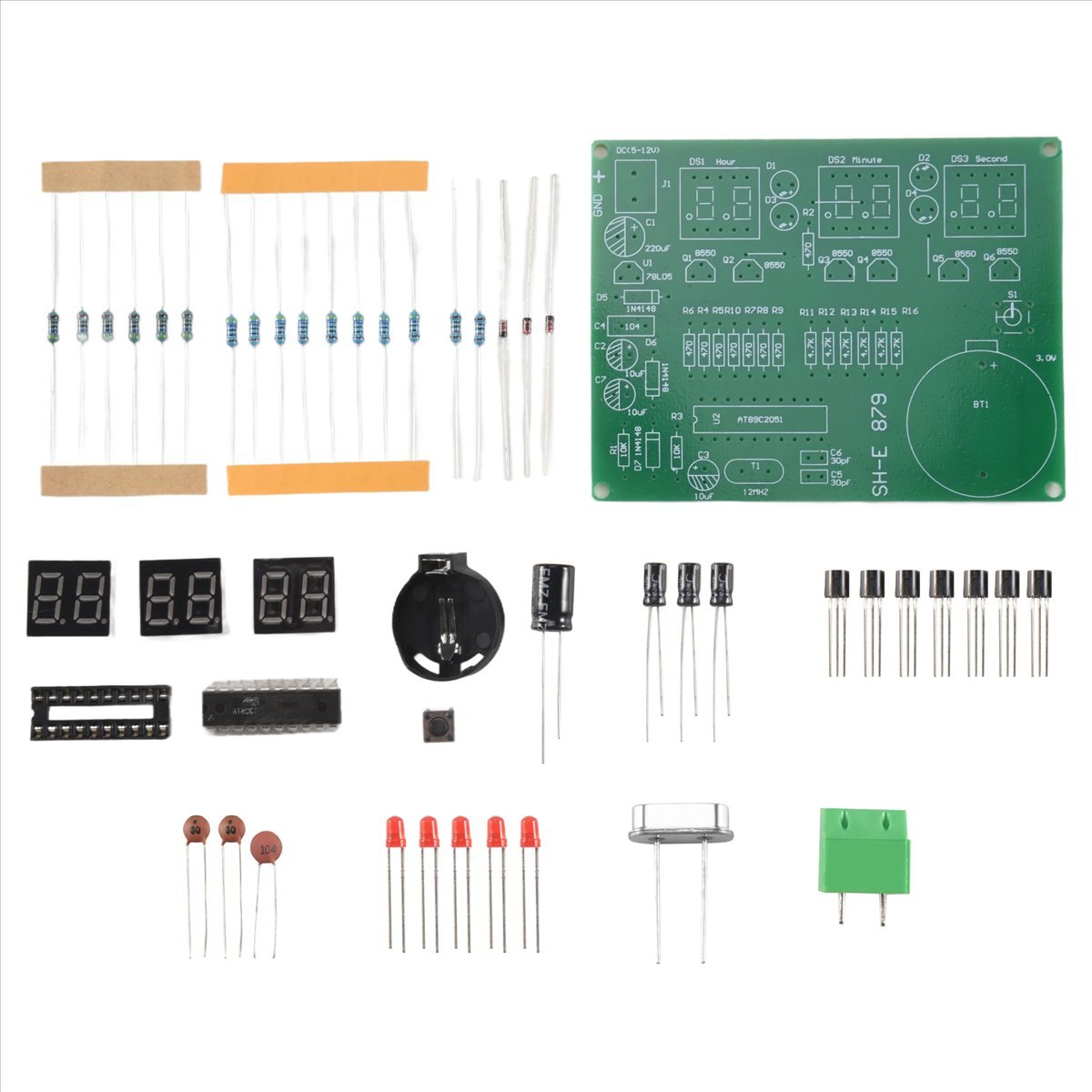 A003 AT89C2051 6 Dijital LED E - Diy Electronics Flux incelemesi ve fiyatı