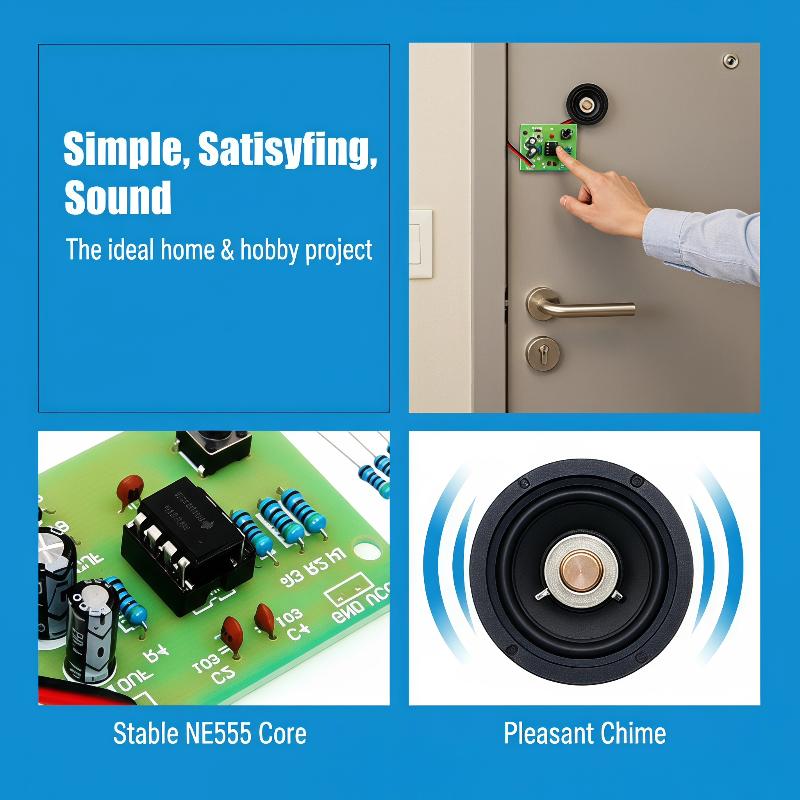 NE555 Kapı Zili DIY Lehimleme  - Useful Diy Electronics Projects incelemesi ve fiyatı