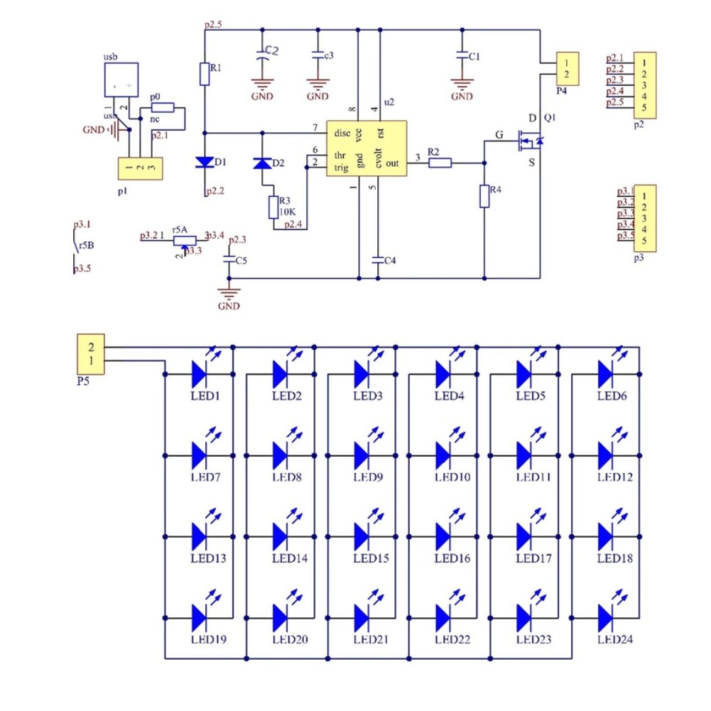 NE555 PWM LED Masa Lambası DIY - Diy Electronics Table incelemesi ve fiyatı