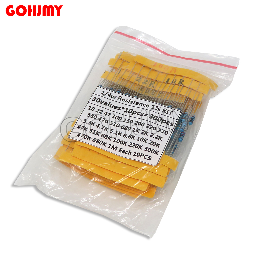 30 Çeşit 1/4W Direnç %1 Metal  - Resistor Kit 1 4W incelemesi ve fiyatı