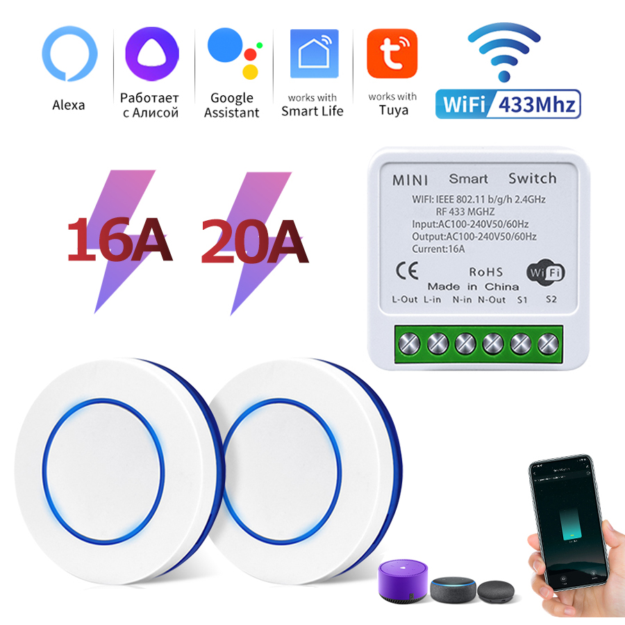 Tuya Wifi akıllı anahtar RF 43 - Rf 433Mhz Module incelemesi ve fiyatı