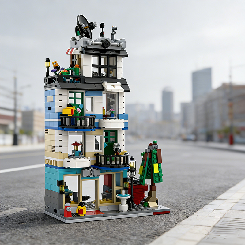 856 Parça Modüler Bina Apartma - Diy Electronics Shop incelemesi ve fiyatı
